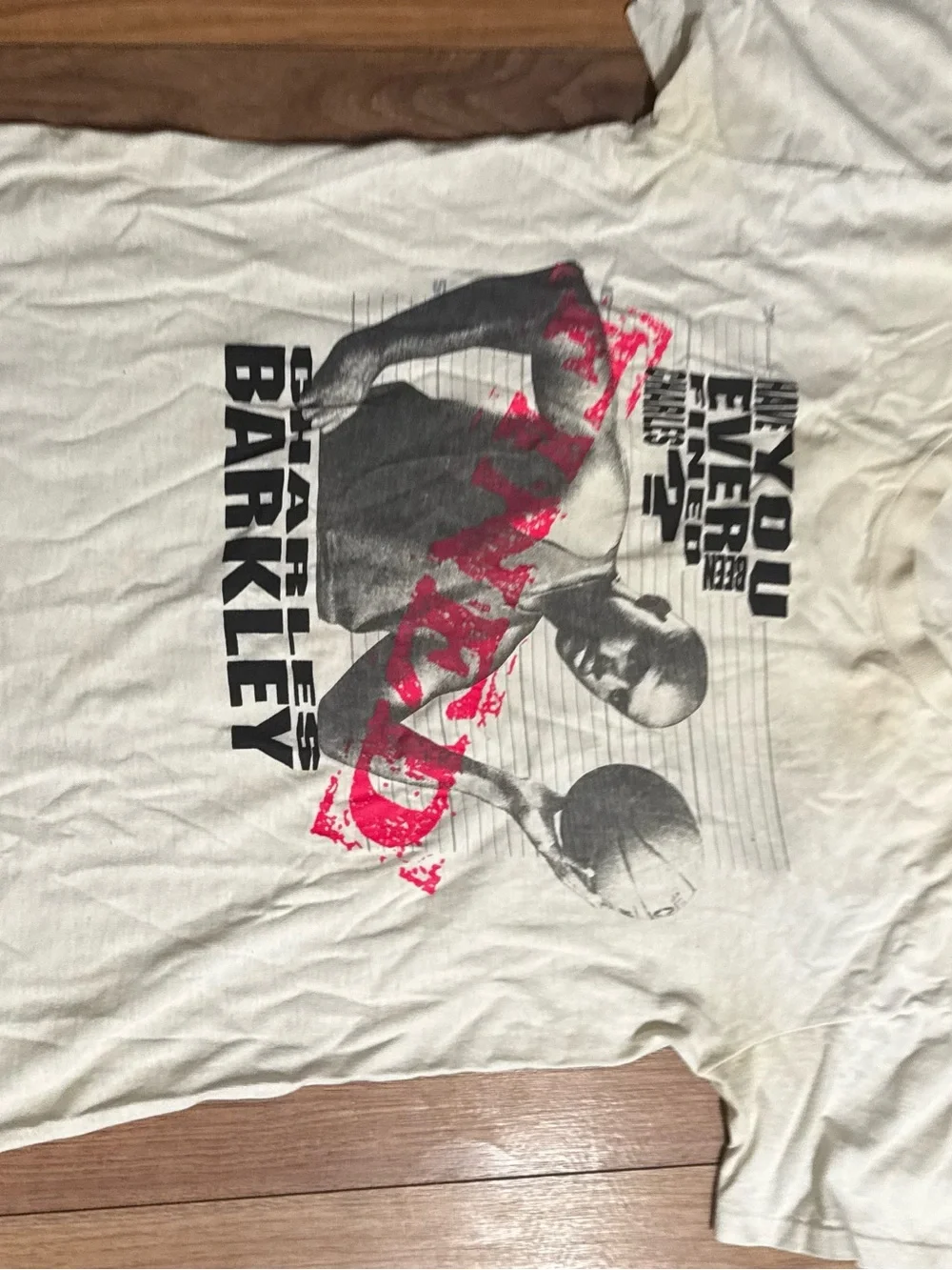 Vintage Nike Charles Barkley tshirt medium rare !!!